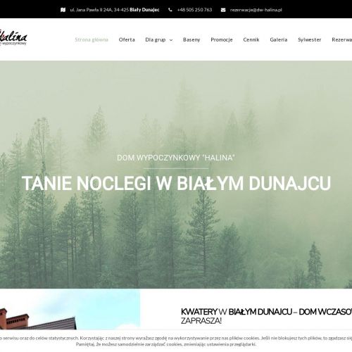 Bialy dunajec noclegi w Zakopanem
