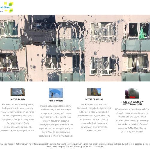 Gdańsk - mycie elewacji trójmiasto