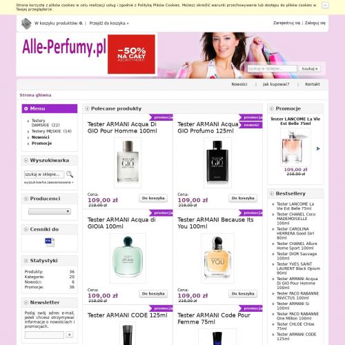 Perfumy sklep internetowy Kraków