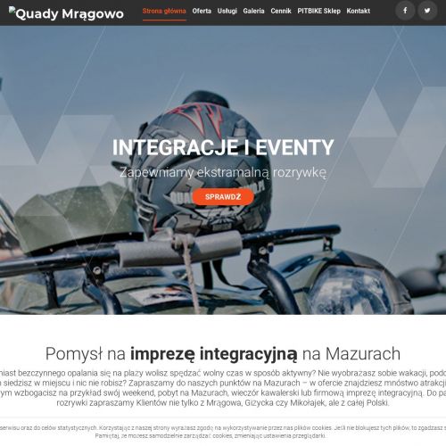 Serwis quadów - Mikołajki