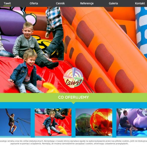 Dmuchane zjeżdżalnie dla dzieci wynajem - Kraków