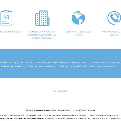 Instalacje piorunochronne wielkopolska - Bydgoszcz