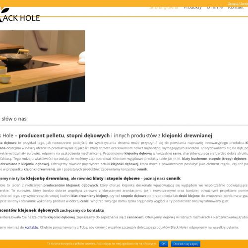 Blat z dębu klejonego