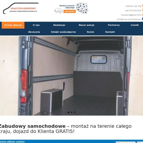 Zabudowa samochodów dostawczych Poznań