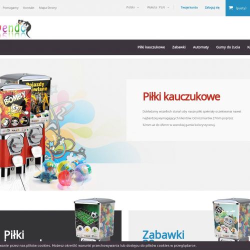 Automaty vendingowe z piłeczkami