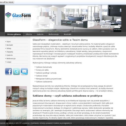 Częstochowa - zabudowy całoszklane