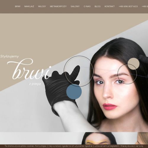 Pruszków - poprawa geometrii brwi