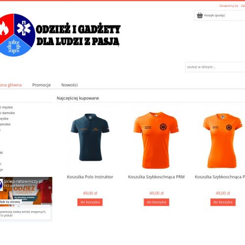 Męska koszulka z napisem instruktor