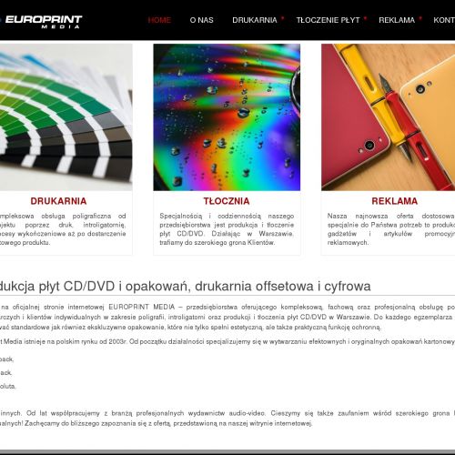 Nadruk na cd w Warszawie