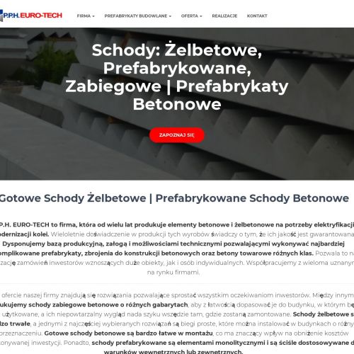 Elementy żelbetowe producent w Łodzi