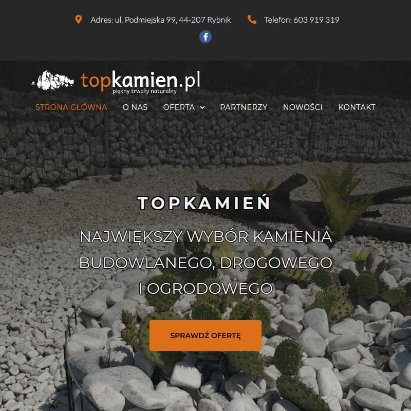 Kamień łamany żory - Rybnik