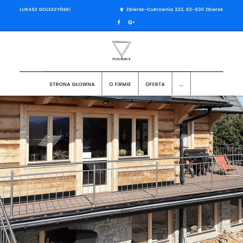 Łódź - balustrady na taras z nierdzewki