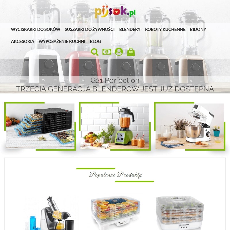 Wyciskarka wolnoobrotowa gracioso