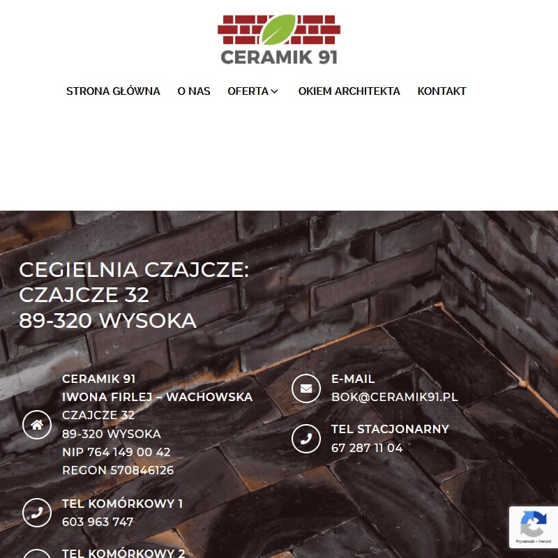 Czerwona cegła dekoracyjna - Bydgoszcz