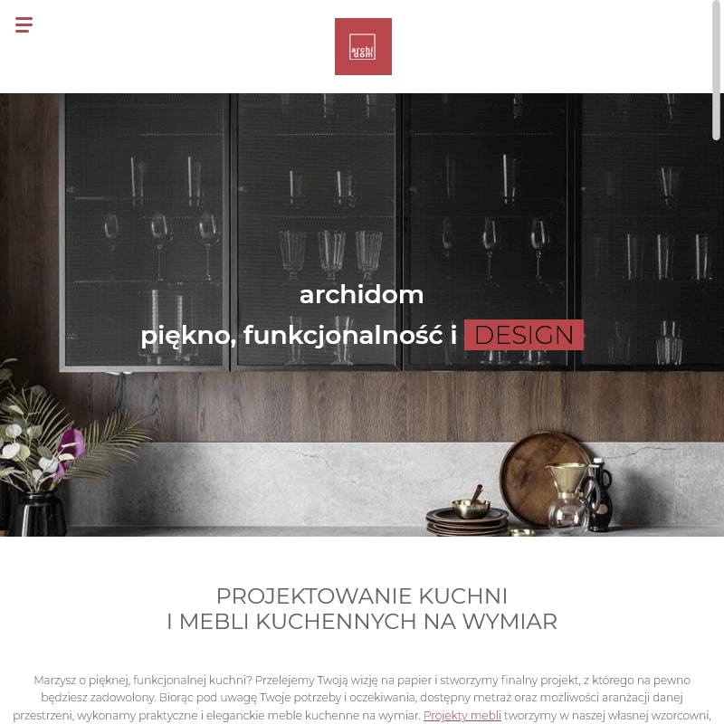 Kraków - projektowanie mebli kuchennych