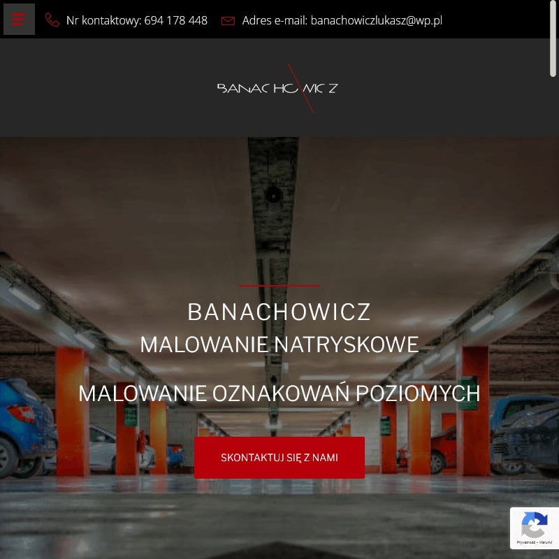 Oznakowanie hali produkcyjnej - Poznań