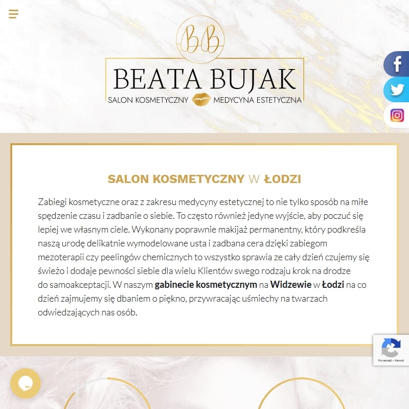 Wygładzanie zmarszczek widzew w Łodzi