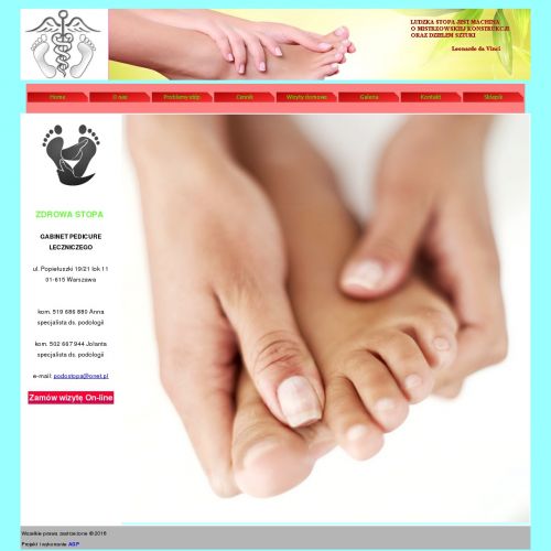 Podolog warszawa cennik