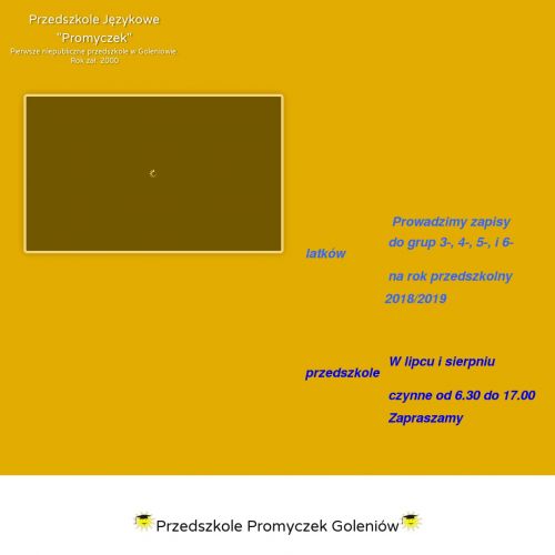 Prywatne przedszkole Goleniów