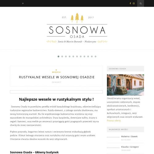 Sale weselne w stylu rustykalnym w Gdyni