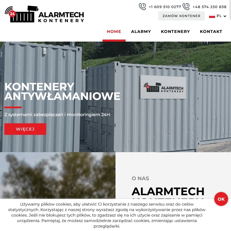 Wynajem kontenerów w Warszawie