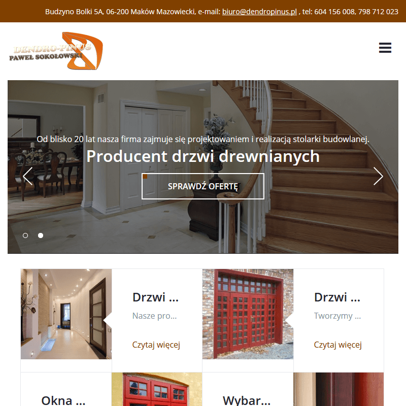 Skierniewice - drzwi drewniane producent