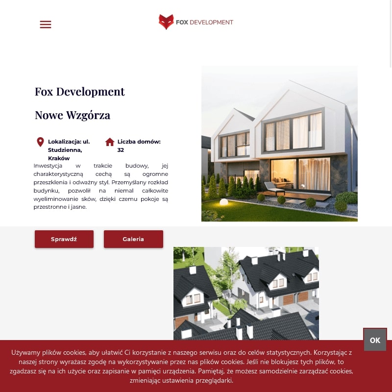 Nowe domy bliźniaki Kraków