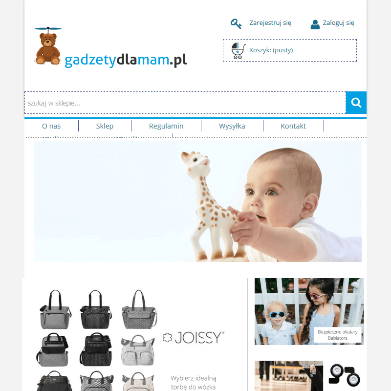 Osłonka z filtrami do wózka