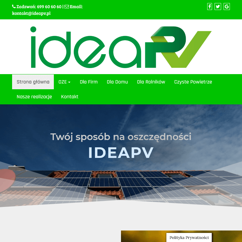 Panele pv instalacja