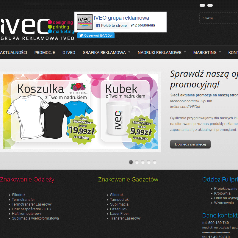 Nadruki reklamowe dla firm - Jasło