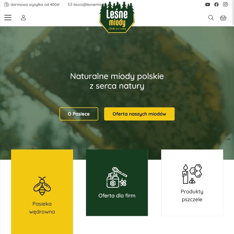 Miód spadziowy iglasty w Krośnie