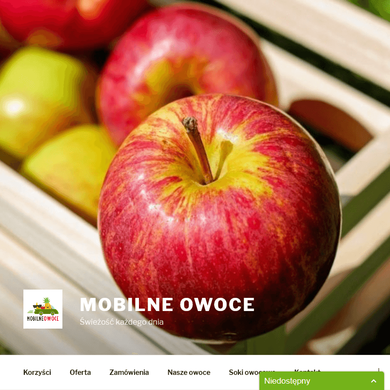 Duża skrzynka owoców - Kraków