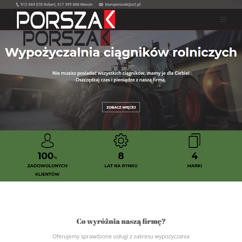 Wynajem ciągników rolniczych wielkopolskie