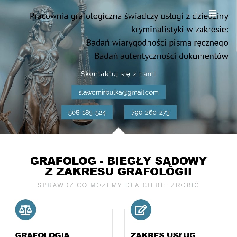 Biegły grafolog