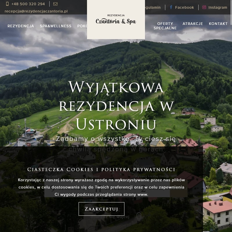 Ustroń - pokoje do wynajęcia