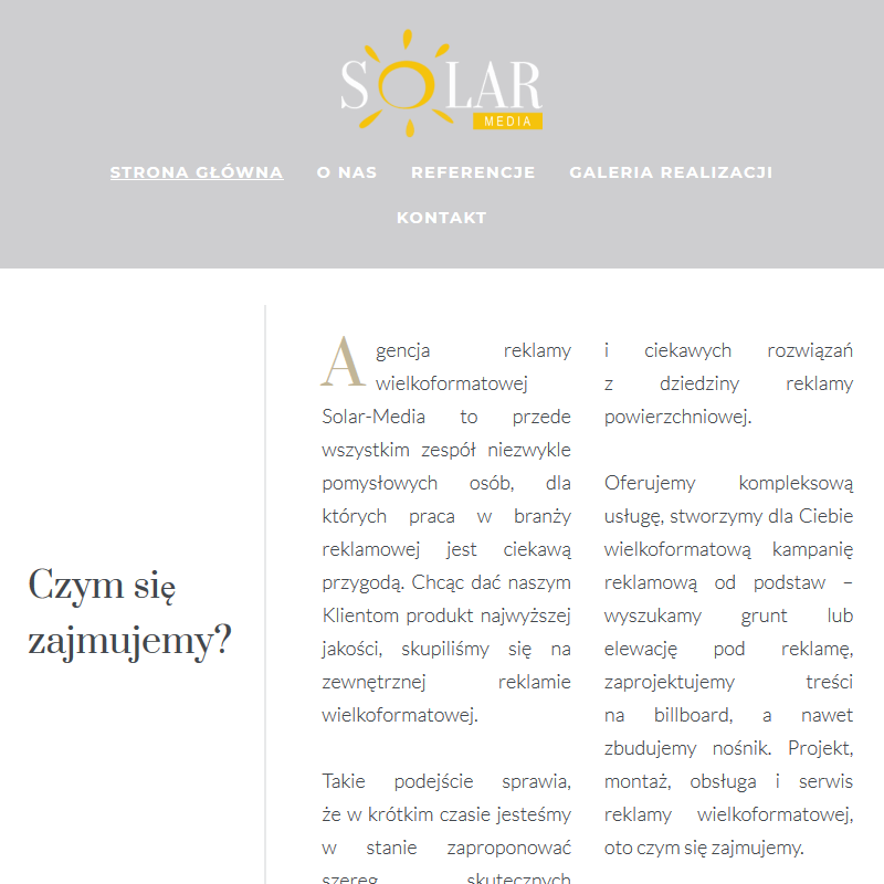 Reklamy wielkoformatowe w Warszawie