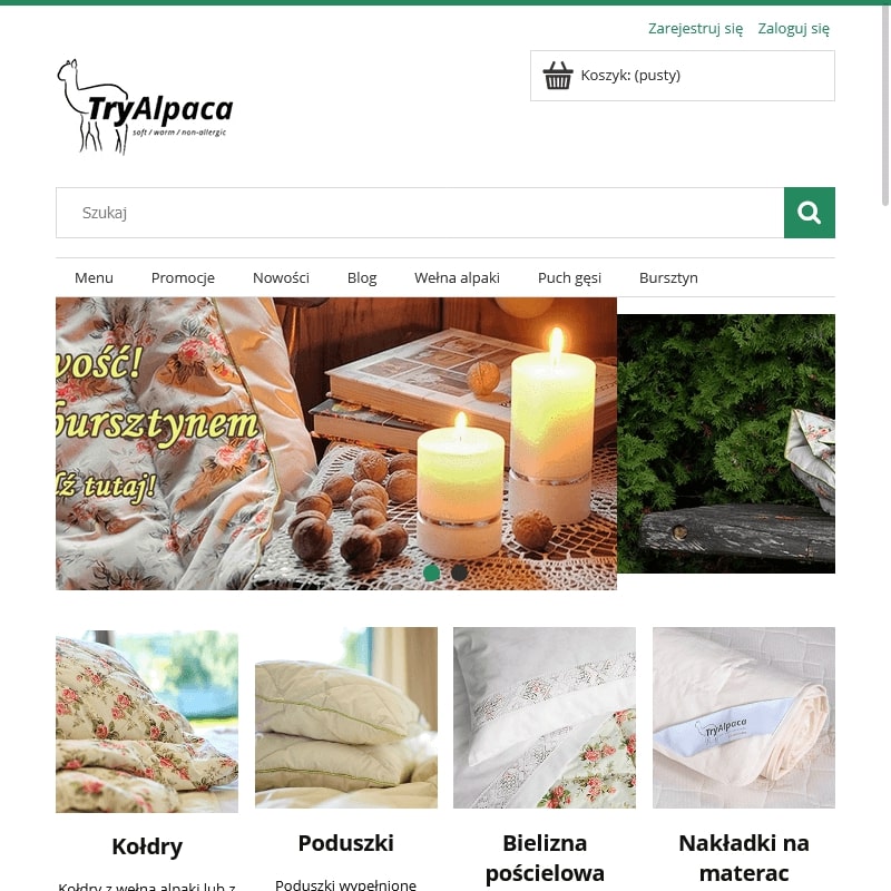 Kołdra z alpaki producent