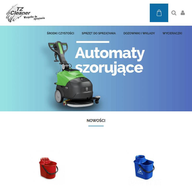 Sprzęt dla firmy sprzątającej