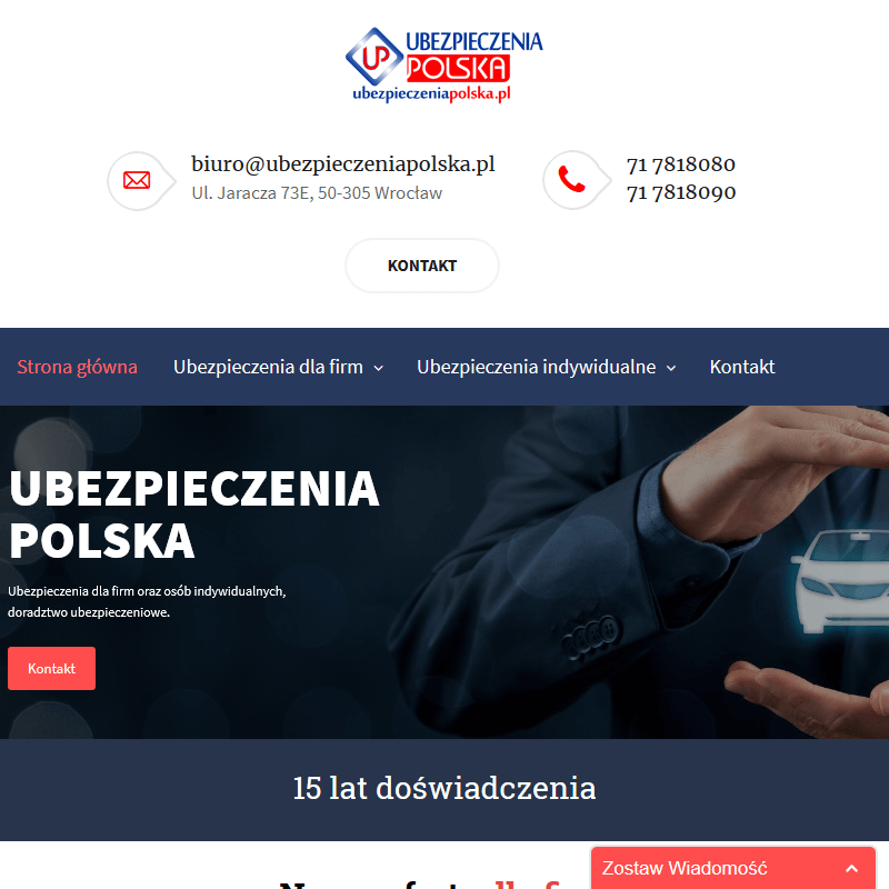 Oc ciągnik siodłowy